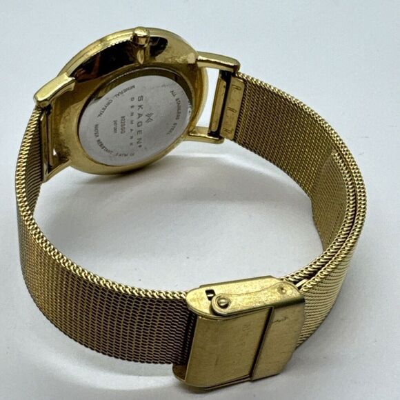 Skagen 922SGG Women's Stainless Steel Mesh Analog Dial Quartz Watch JNA580 - Picture 8 of 11